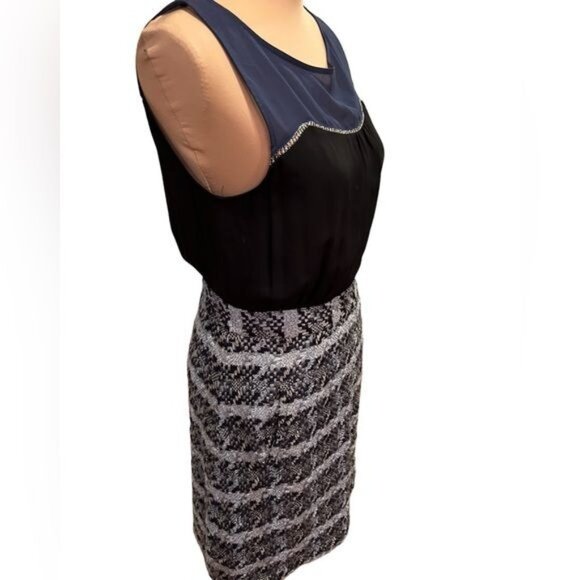 Anthropologie Moulinette Soeurs Carrington Tweed Dress Size 6 - Picture 6 of 10